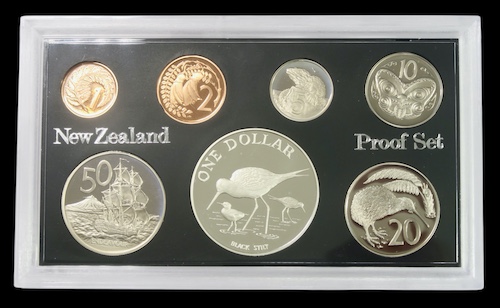 New zealand native birds proof coin sets
