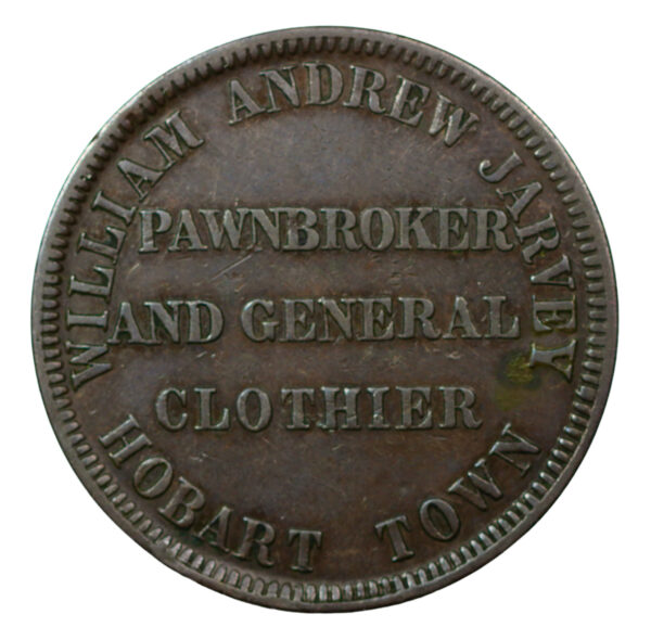 Tasmania William Andrew jarvey token