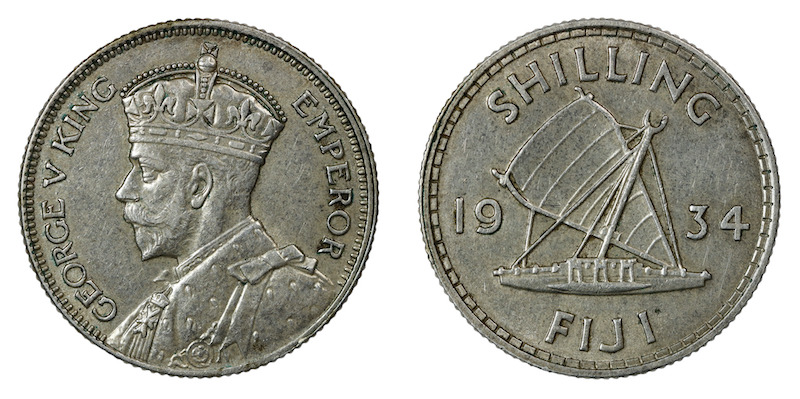 Fiji shilling 1934