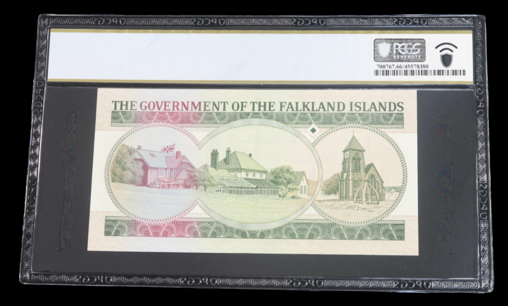 thumbnail image 2 of Falkland Islands 10 Pounds Banknote – 2011 (2012) P-18, Queen Elizabeth II, UNC 2 of 4