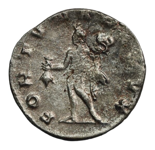 Roman antoninianus valerian with mercury reverse