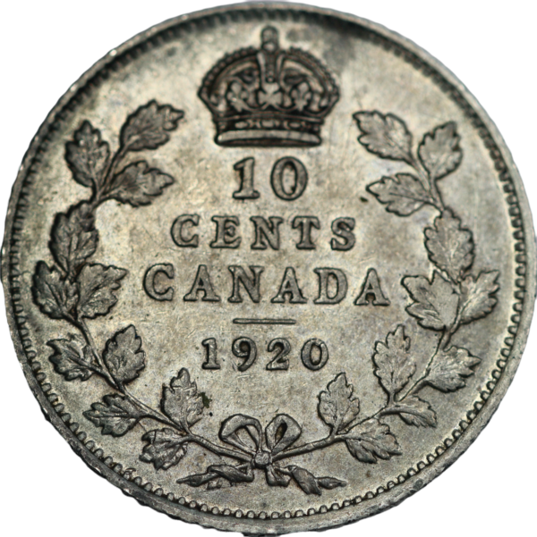 Canada ten cents 1920