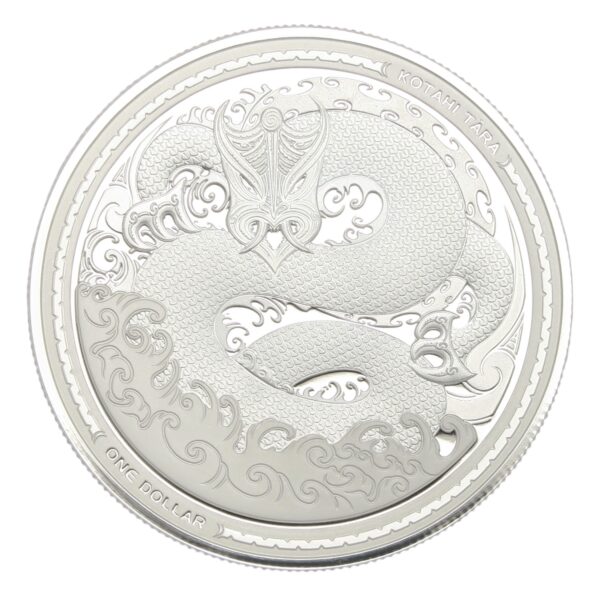 New zealand taniwha silver proof coin