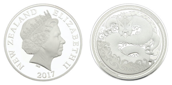 Taniwha maori legend coin 2017