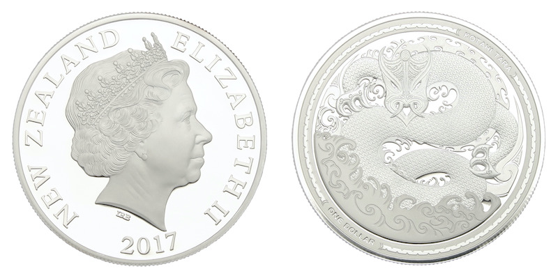 Taniwha maori legend coin 2017