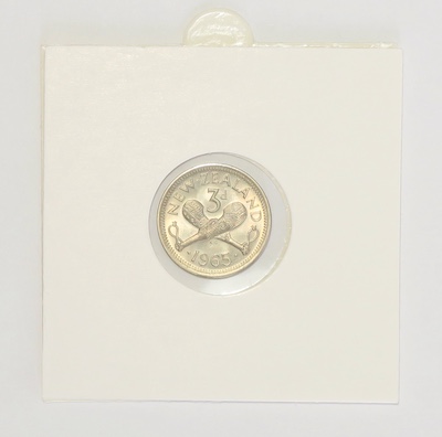 Threepence cardboard coin holders