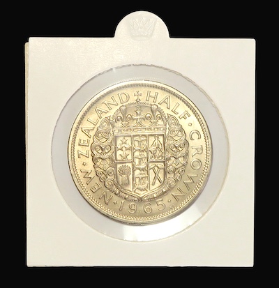 Halfcrown cardboard coin holders