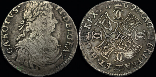 King charles second scotland coin