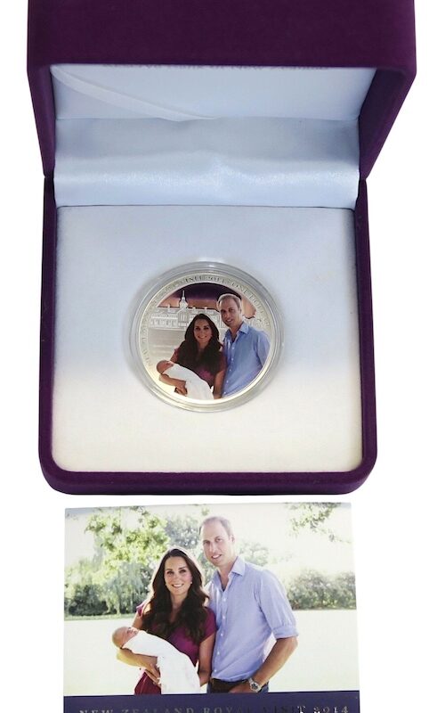 New zealand royal visit 2014 silver proof dollar