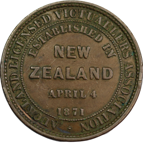 Auckland penny 1871