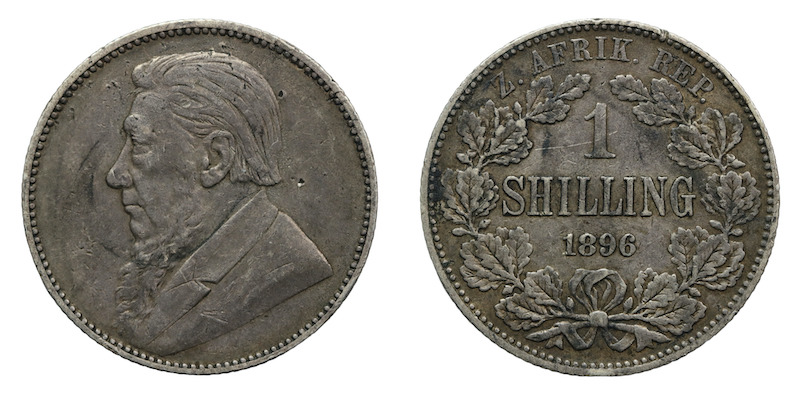South africa one shilling 1896