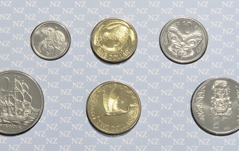 New zealand 1990 coin set