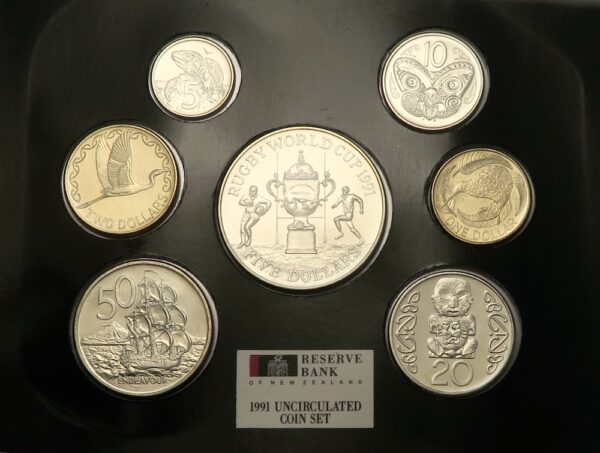 Rugby World Cup 1991 coin set