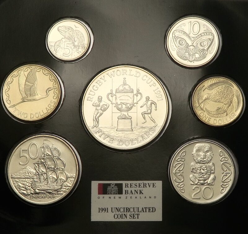 Rugby World Cup 1991 coin set