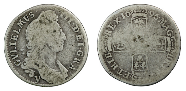 York mint shilling 1696