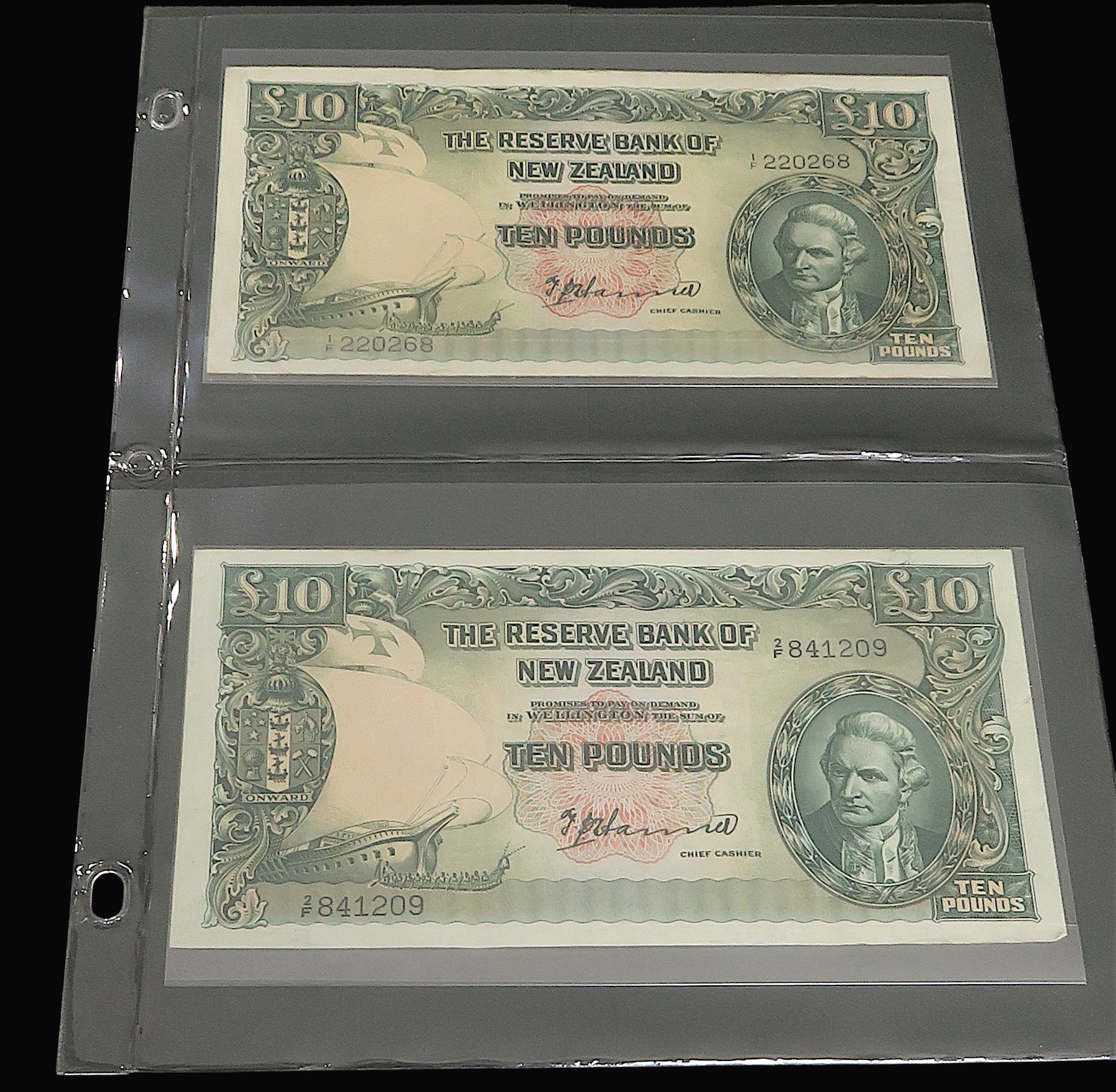 Extra large note holders x 10 - colonialcollectables buying and selling ...