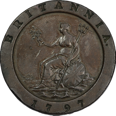 British twopence 1797