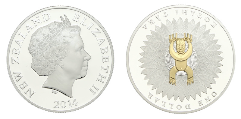 Papatuanuku and ranginui coin