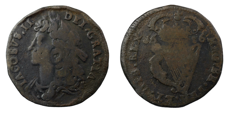 Ireland 1686 halfpenny