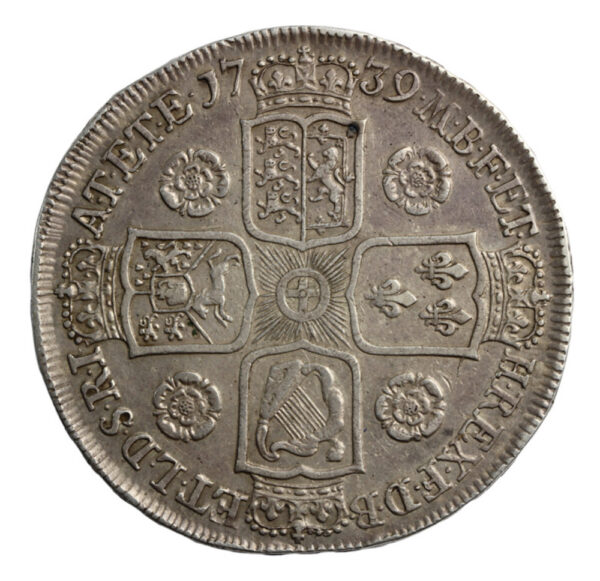 Quality british crown 1739