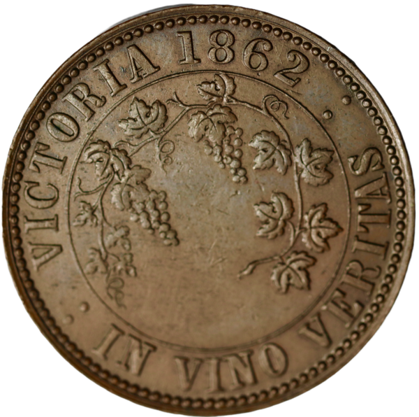 T stokes 1862 token