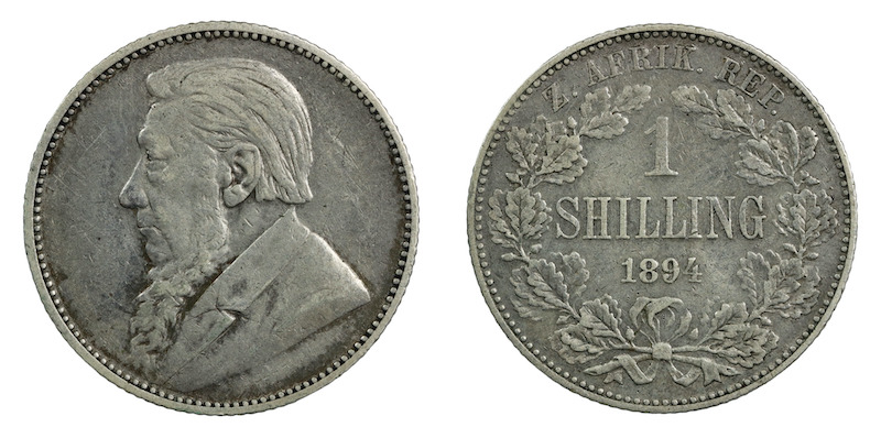 Zui afrika republic shilling 1894