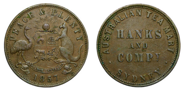 Australia token Hanks of sydney