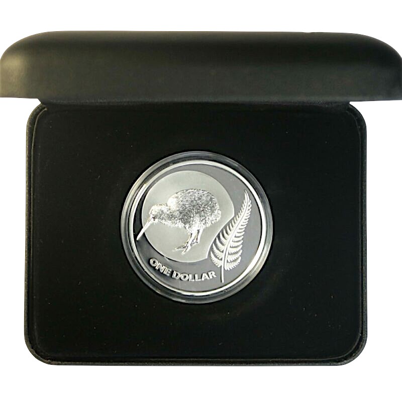 New zealand silver kiwi coin 201