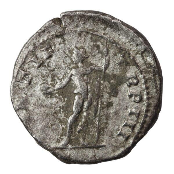 Roman denarius caracalla and sol reverse