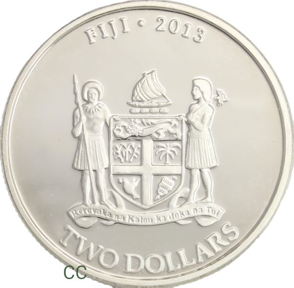 Fiji two dollars 2013