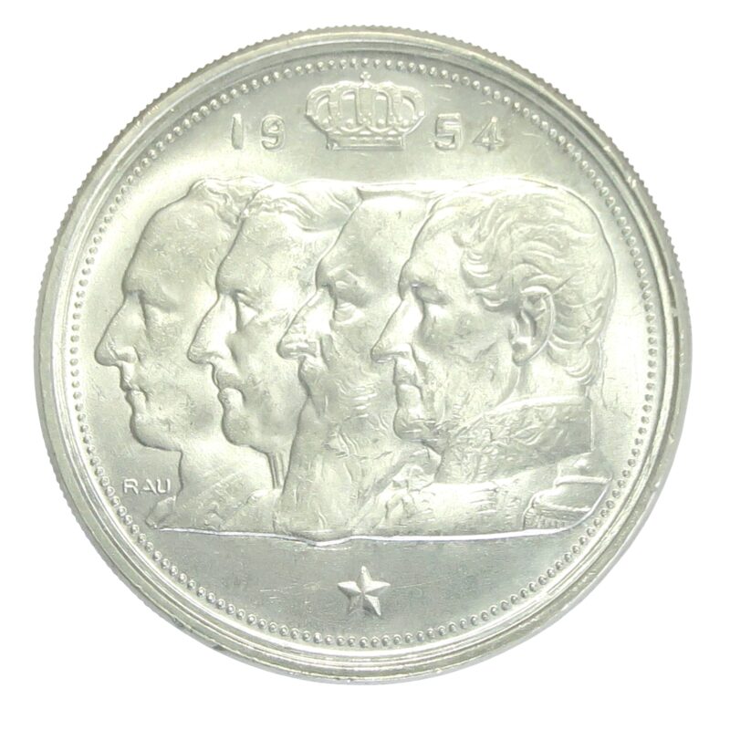 Belgium 100 francs 1954