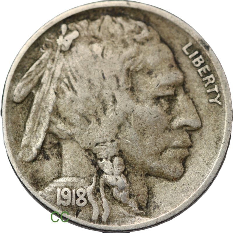 1918s buffalo nickel