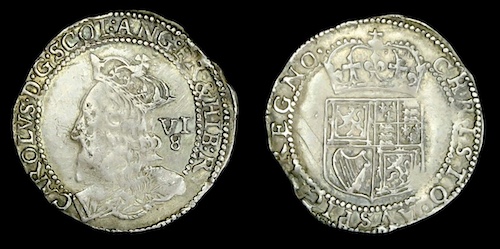 Charles the first half merk 1636