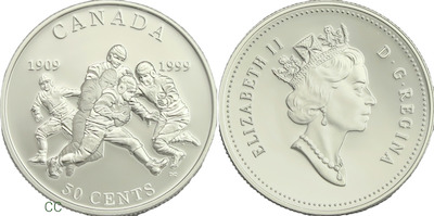 Silver canadian 50 cent