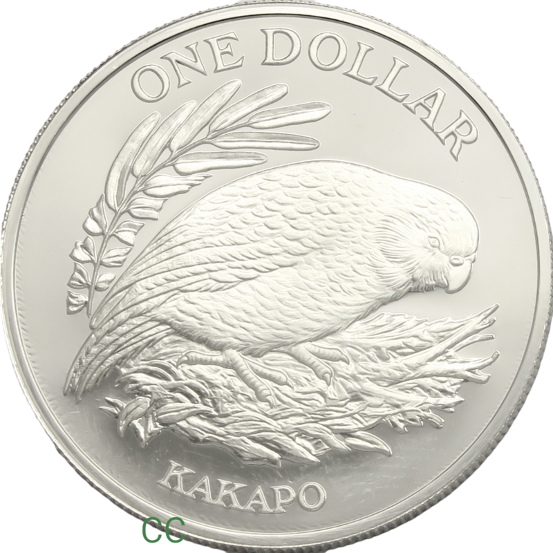 Kakapo silver coins