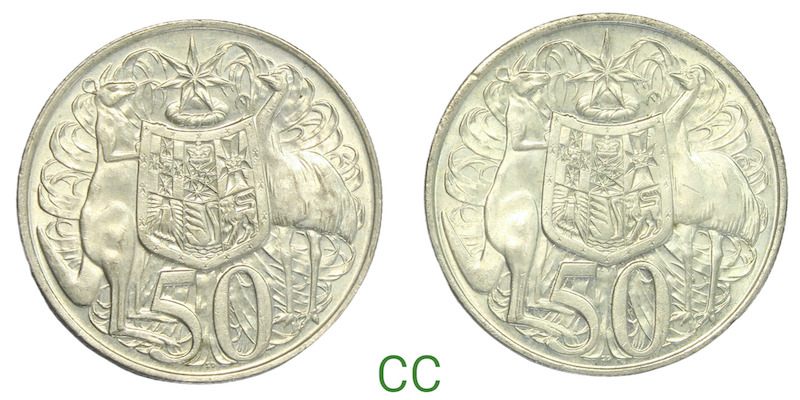 Australia silver 50 cents 1966