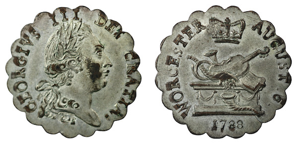 Worcester token 1788