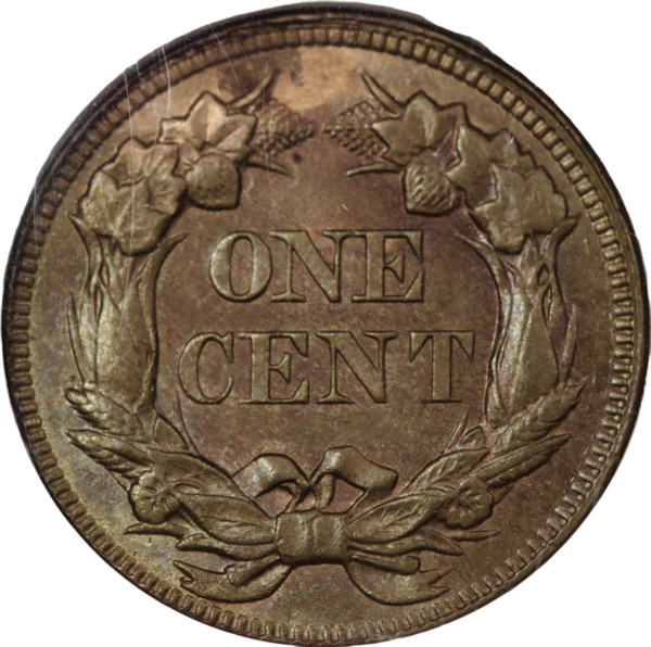 One cent 1857