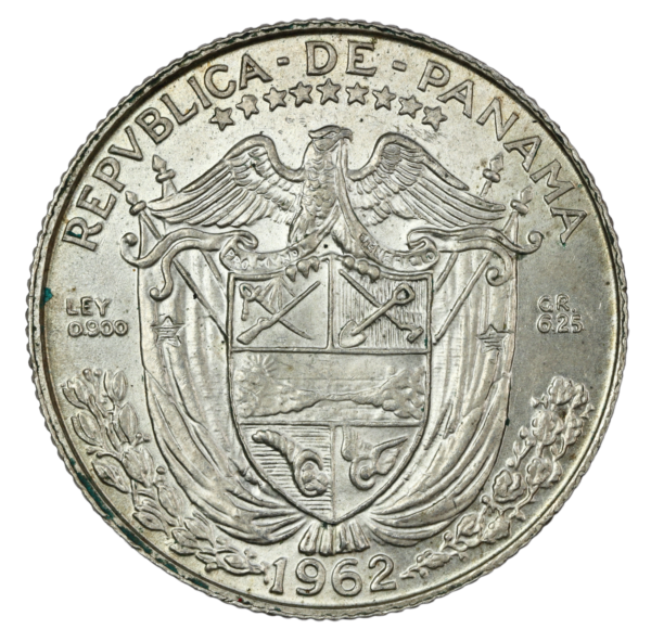 Panama 90 percent silver coins