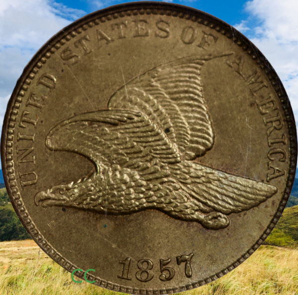 1857 flying eagle cent