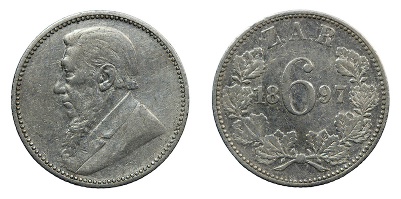 Kruger sixpence 1897