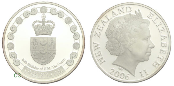 Queens 80th birthday coin