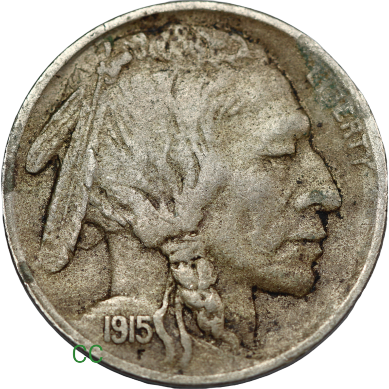 Buffalo nickel 1915s