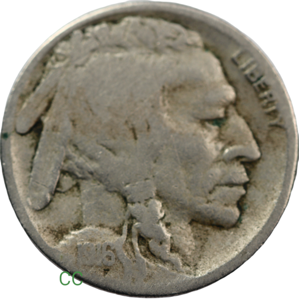 Buffalo nickel 1916s