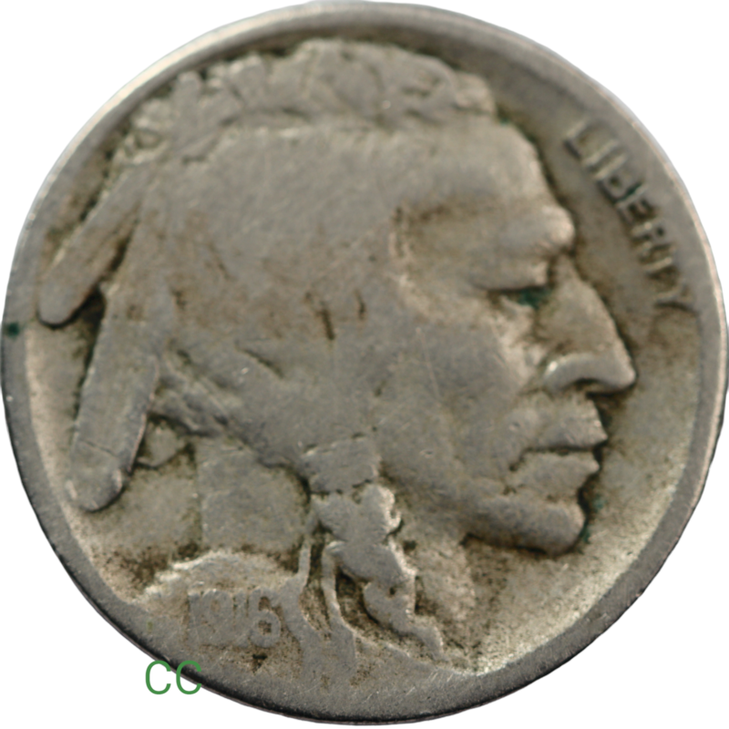 Buffalo nickel 1916s