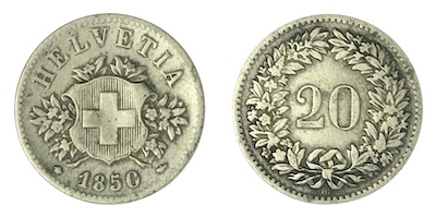 Helvitea 1850 ten rappen
