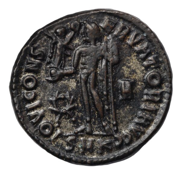 Roman ae follis jupiter reverse licinius