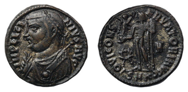 Roman coin licinius ae follis