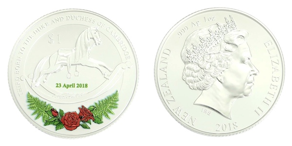 Royal baby coin 2018 new zealand