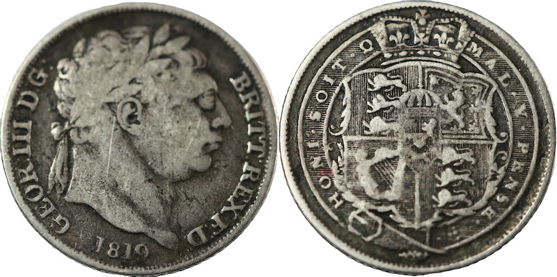 Sixpence 1819